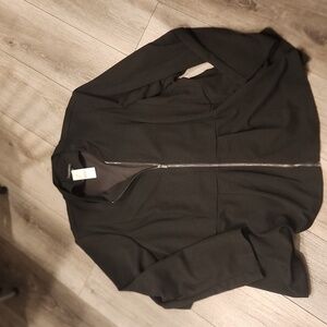 Lane Bryant Light Zip Up Blazer